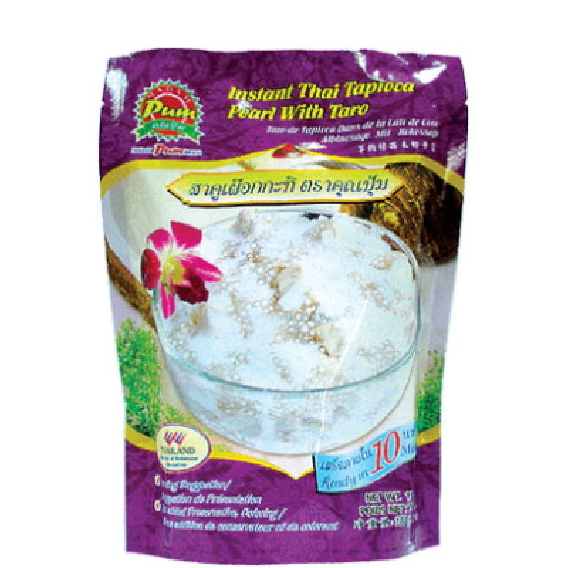 Tapioca pearl with Taro instant thai dessert- 180g