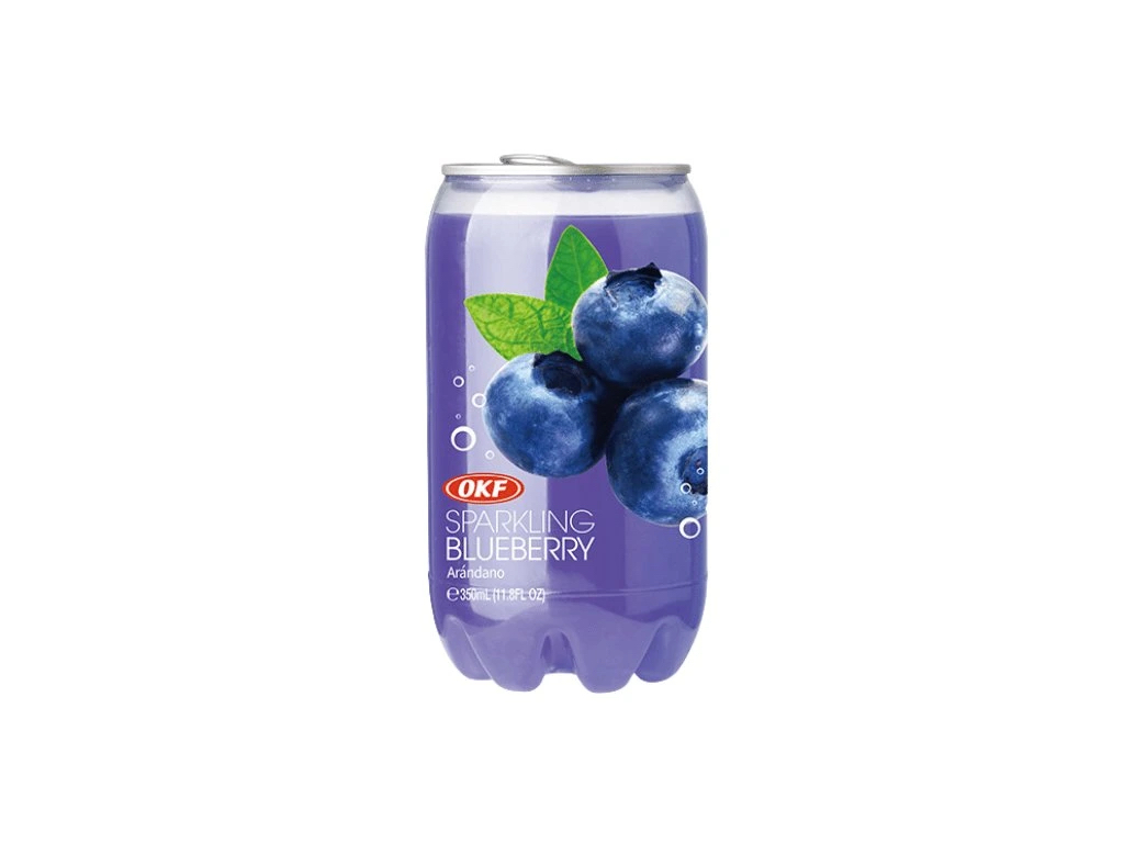 Sparkling drink blueberry 