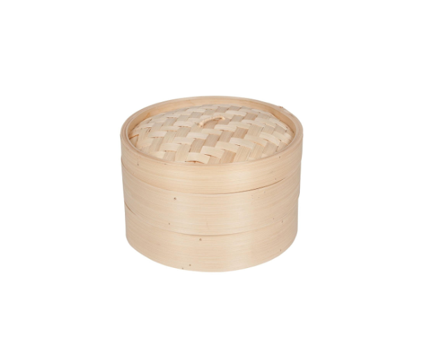 Bamboo steamer 10 inch with reusable sheet 
