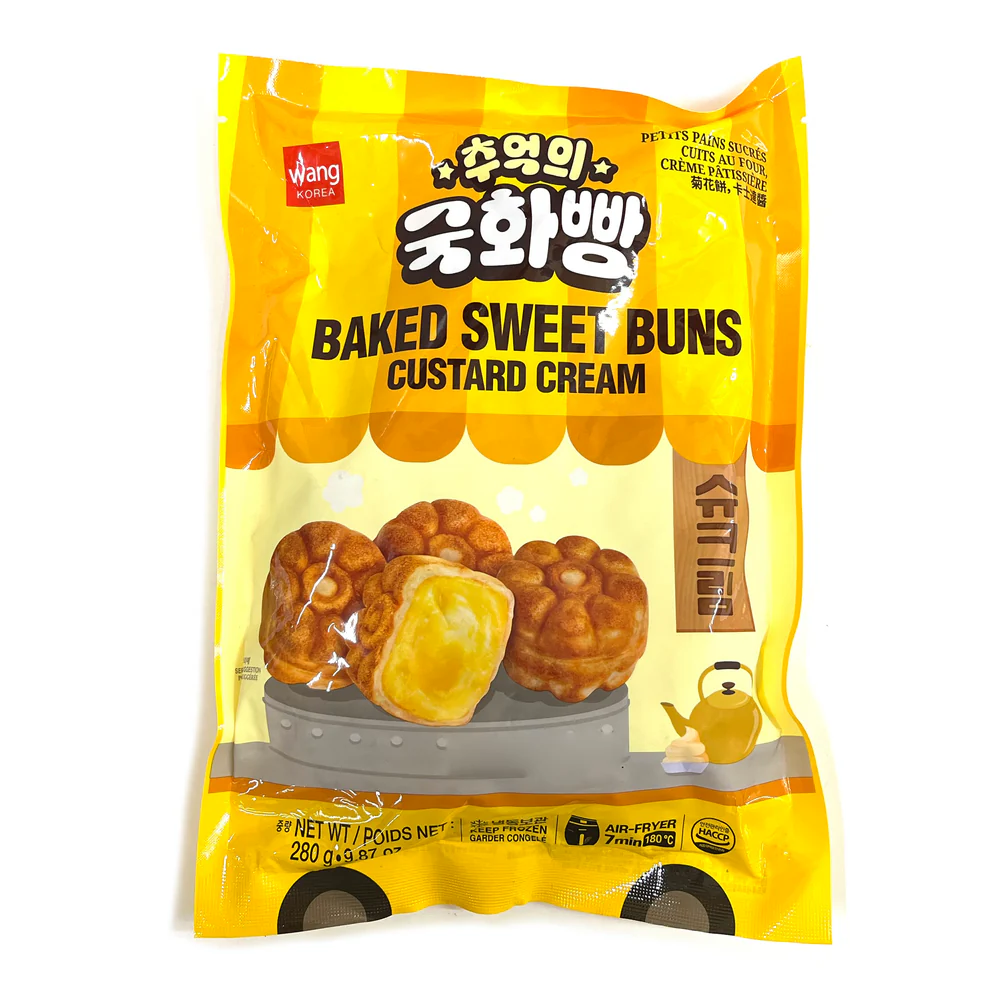 Baked sweet bun - Custard filling