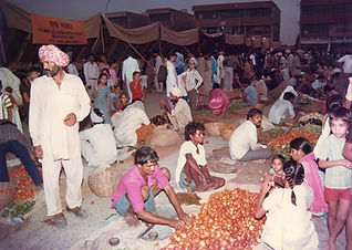 One of the first Apni Mandis to be set up in Punjab, in which Dr M. S. Gill was instrument