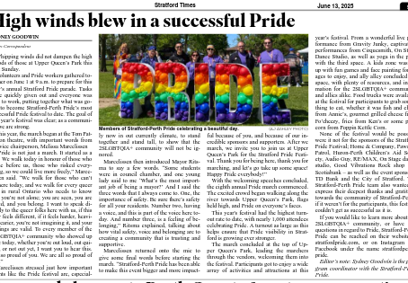 High winds blew in successful Pride