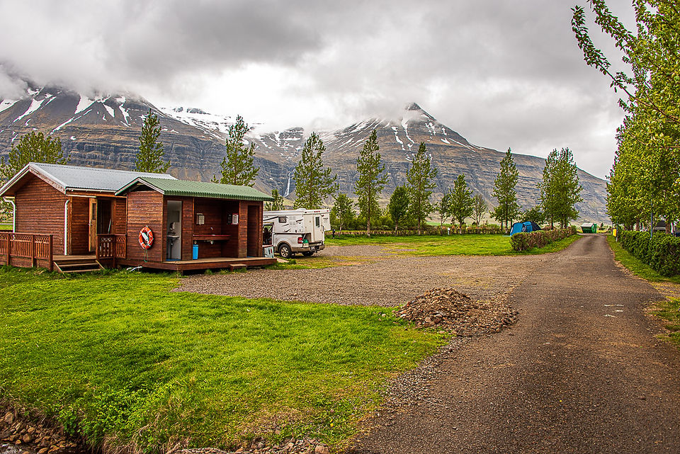 Camping site in Reyðarfjörður