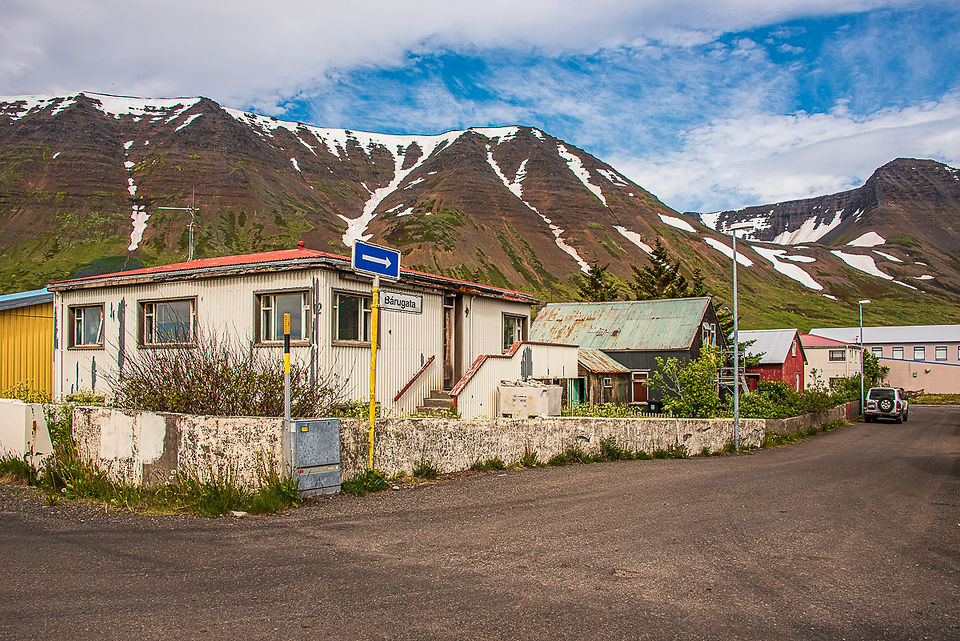Old houses in Flateyri