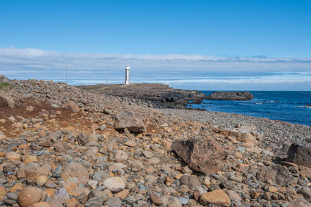Streitishvarf lighthouse peninsula