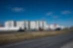 Apartment buildings that are iconic for Háaleiti district in ReykjavÃk city