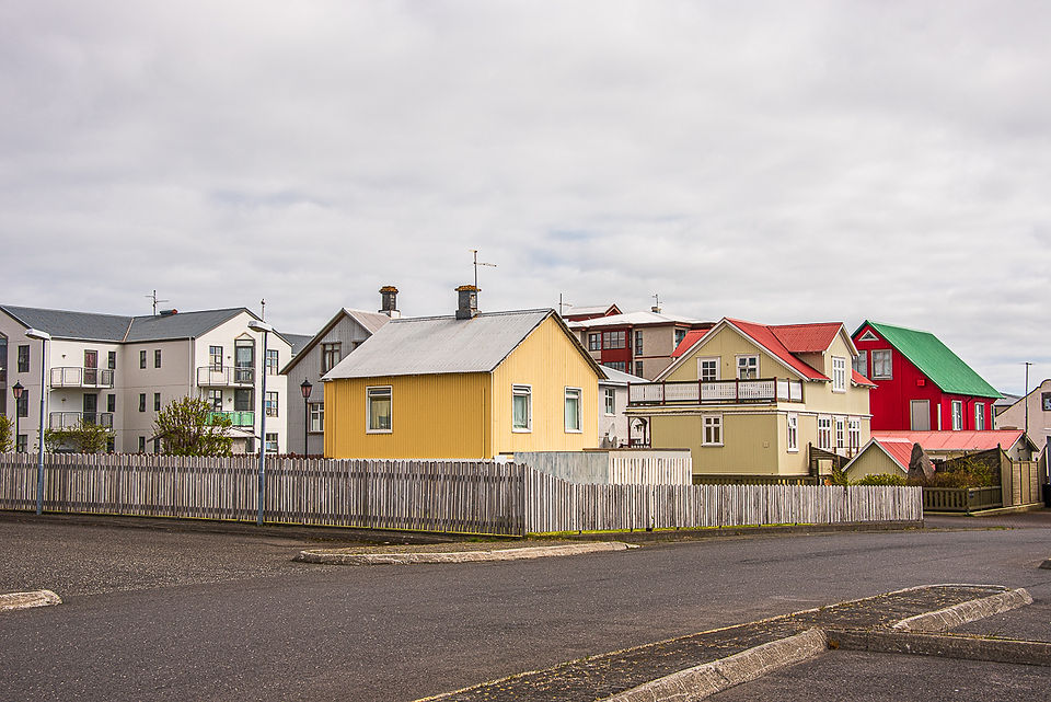 Old houses in Keflavik
