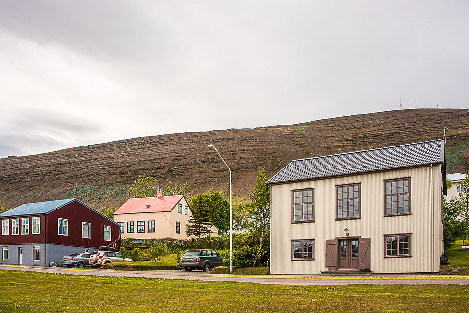 Old houses in Þingeyri