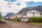 Street in Flateyri