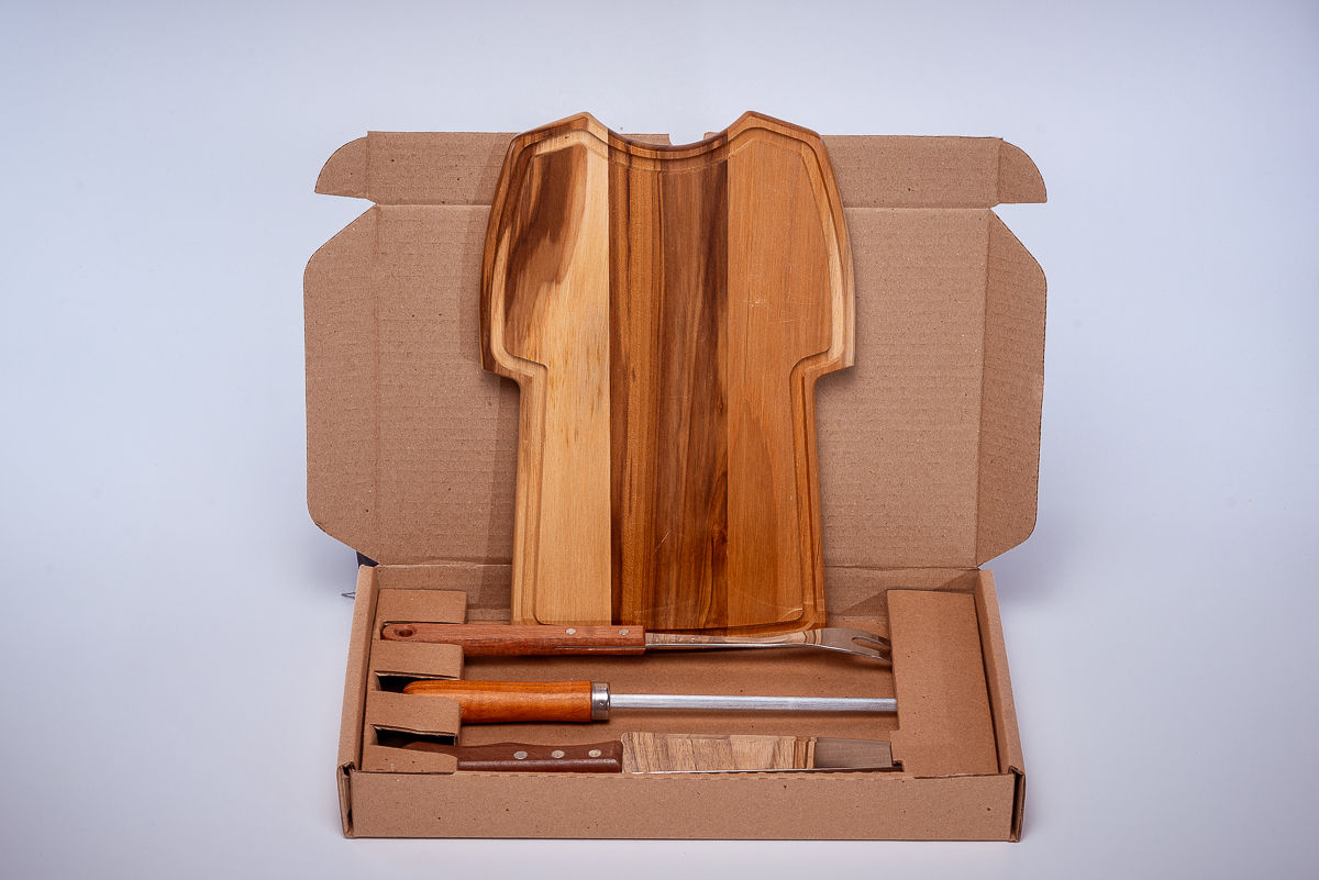 KIT CHURRASCO CAMISETA TRIO