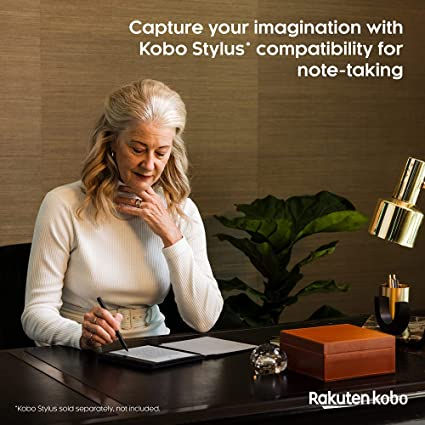 Thumbnail: Kobo Sage | eReader | 8” HD Glare Free Touchscreen | Waterproof