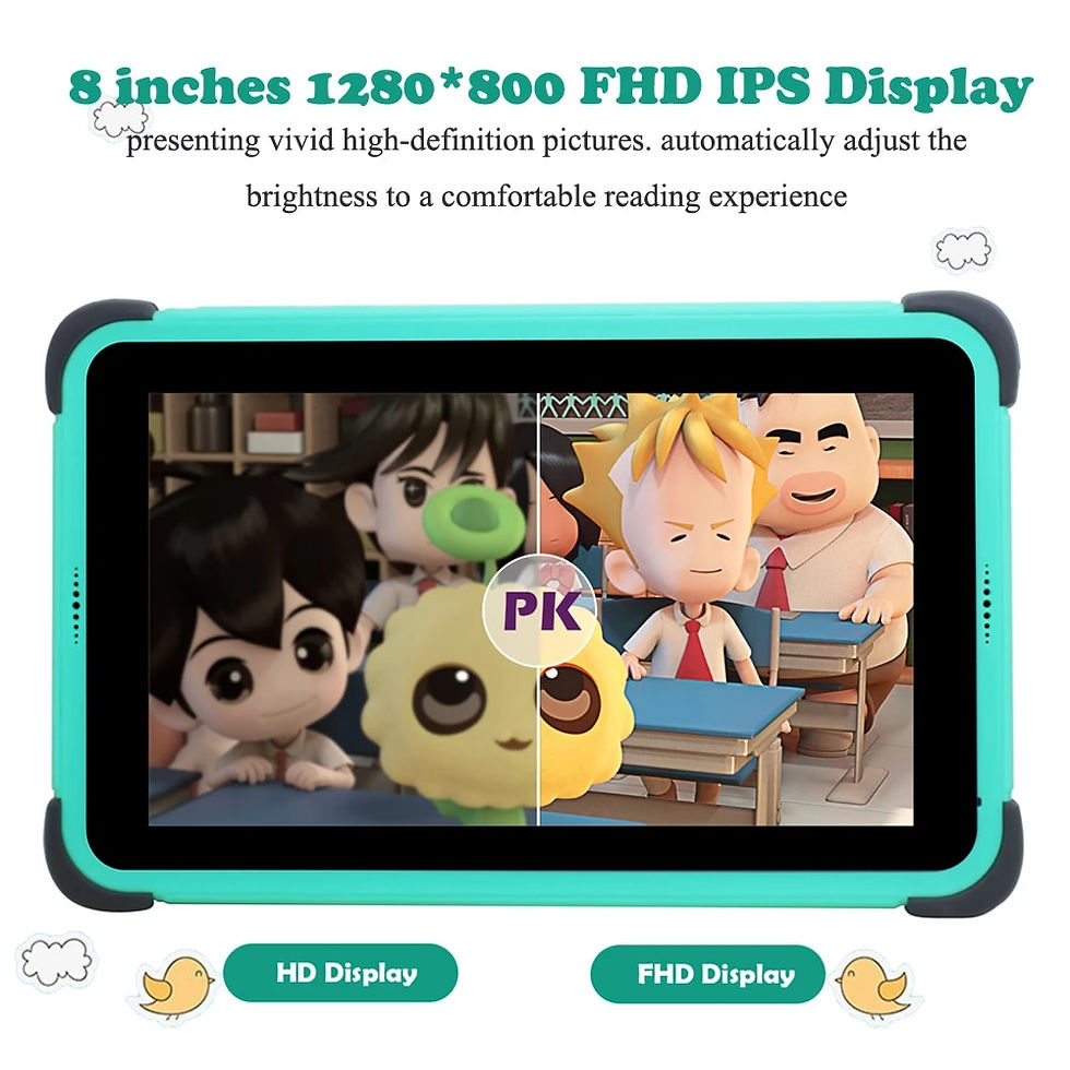 Thumbnail: CWOWDEFU Kids Tablet 8 inch HD
