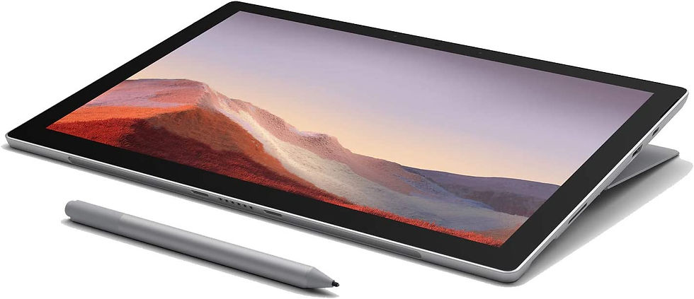 Thumbnail: Microsoft 12.3" Surface Pro 7 2-in-1 Touchscreen Tablet, Intel Core i7