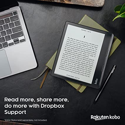 Thumbnail: Kobo Sage | eReader | 8” HD Glare Free Touchscreen | Waterproof