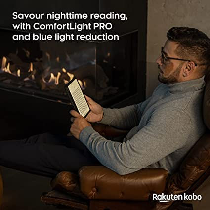 Thumbnail: Kobo Sage | eReader | 8” HD Glare Free Touchscreen | Waterproof
