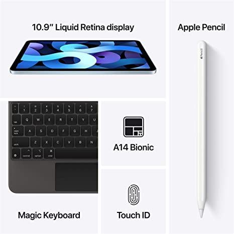 Thumbnail: 2020 Apple iPad Air (10.9-inch, Wi-Fi, 64GB) - Gold (4th Generation)