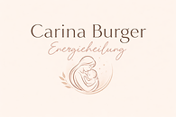 Logo Carina Burger Energieheilung, Mutter mit Baby auf dem Arm