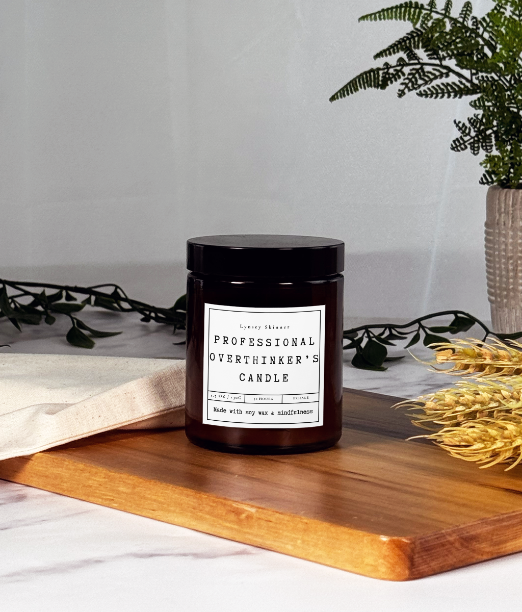 Professional Overthinker's Candle