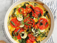 Tomato & Zucchini Frittata 