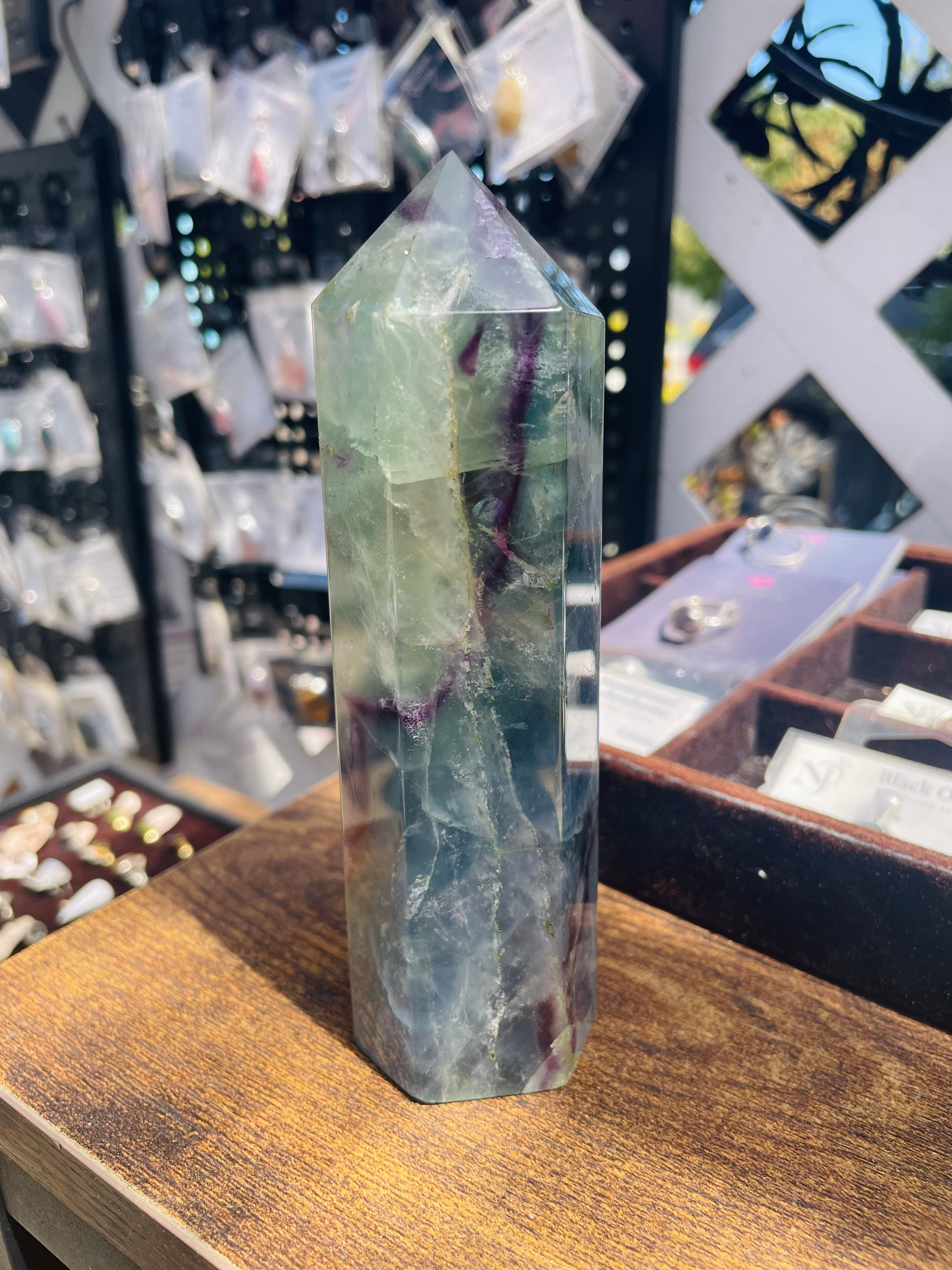 Rainbow Fluorite Tower