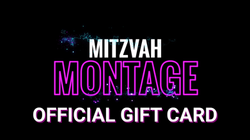 Official Mitzvah Montage Gift Card