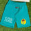Thumbnail: Teal drippin shorts