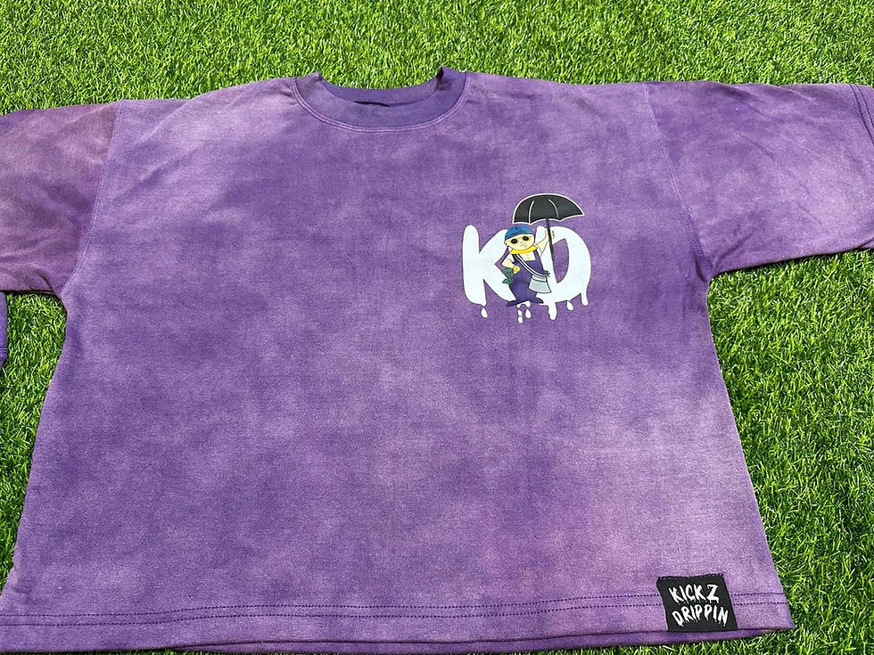 Thumbnail: Purple acid wash drippin set
