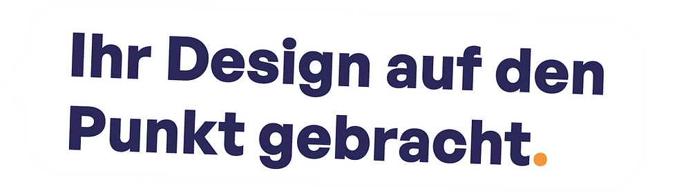 Ihr Design auf den Punkt gebracht. COGRA DESGIN Slogan