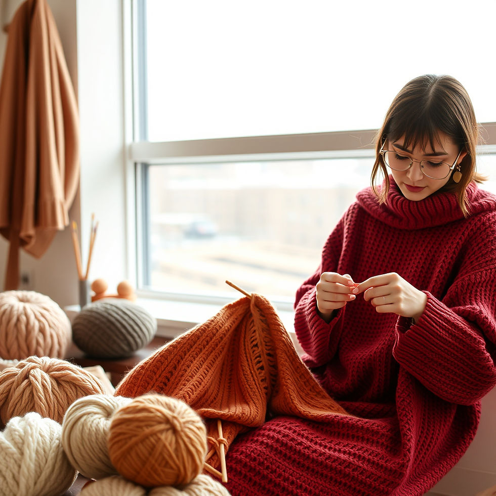 טרנד חורפי: אופנת הבגדים הסרוגים חוזרת ובגדול!