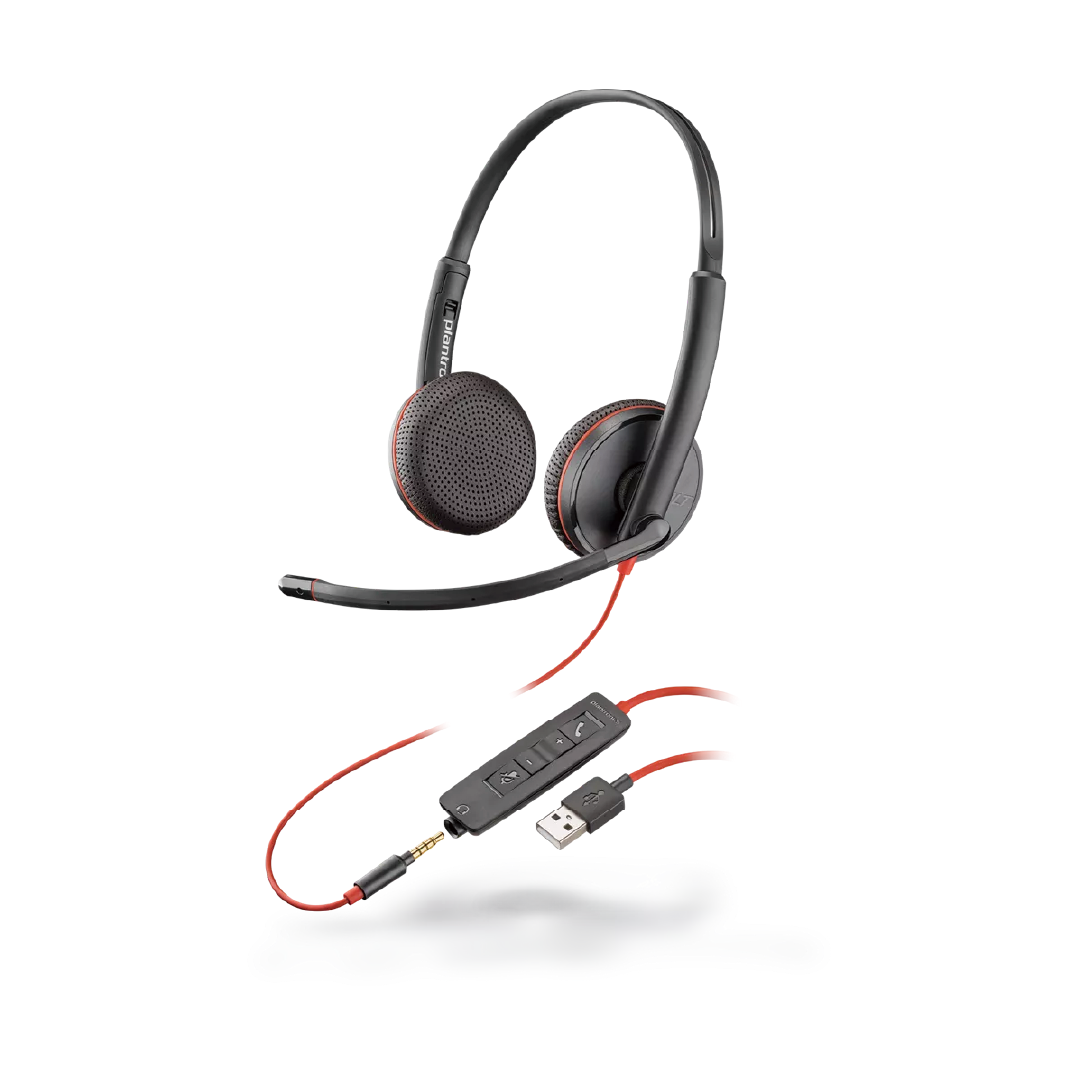 POLY | HP BLACKWIRE 3225 - USB雙耳耳機