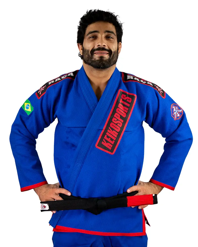 Gold Weave Kimono OURO (Gi) - Blue