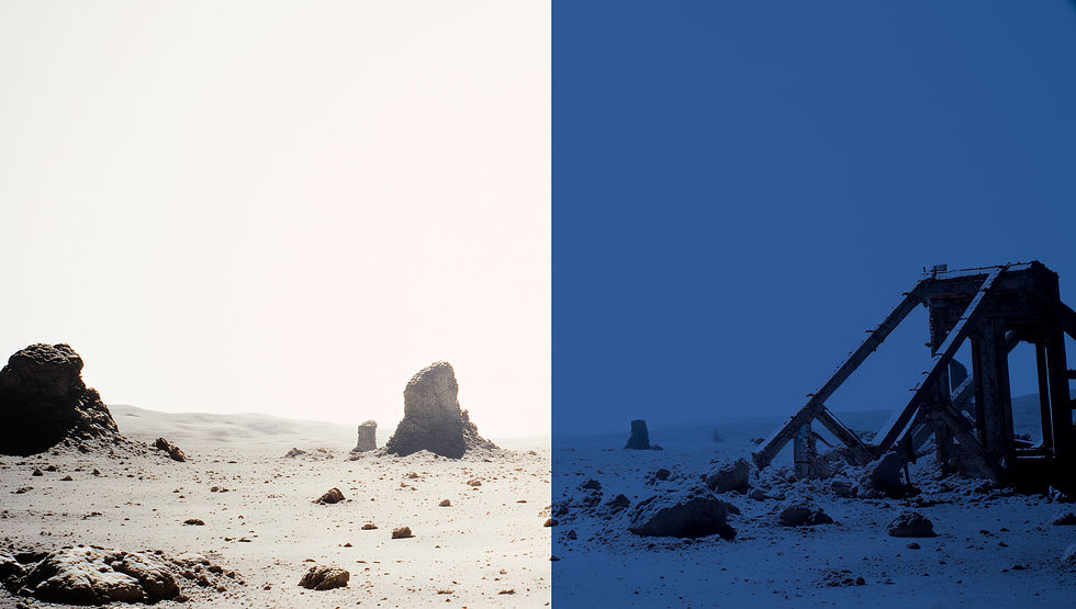 vast_white_desert_under_an_intensely_luminous_pure-white_sky_with_collapsed_metallic_frame