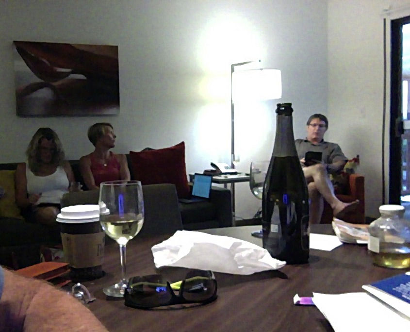 Our Marriott Residences living space with family