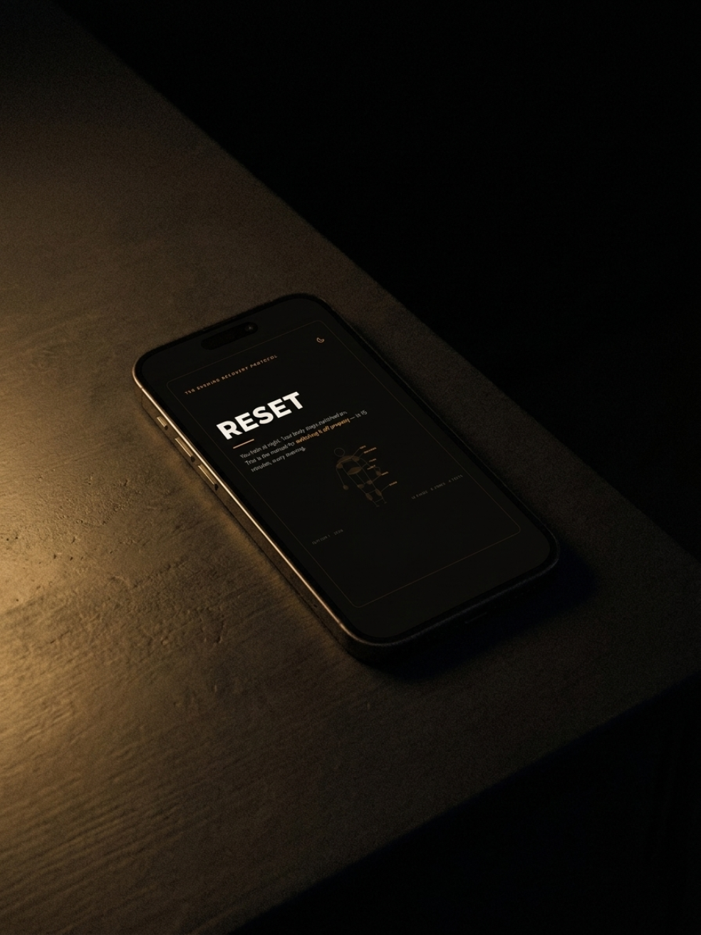 RESET — Protocollo serale di recupero (PDF)