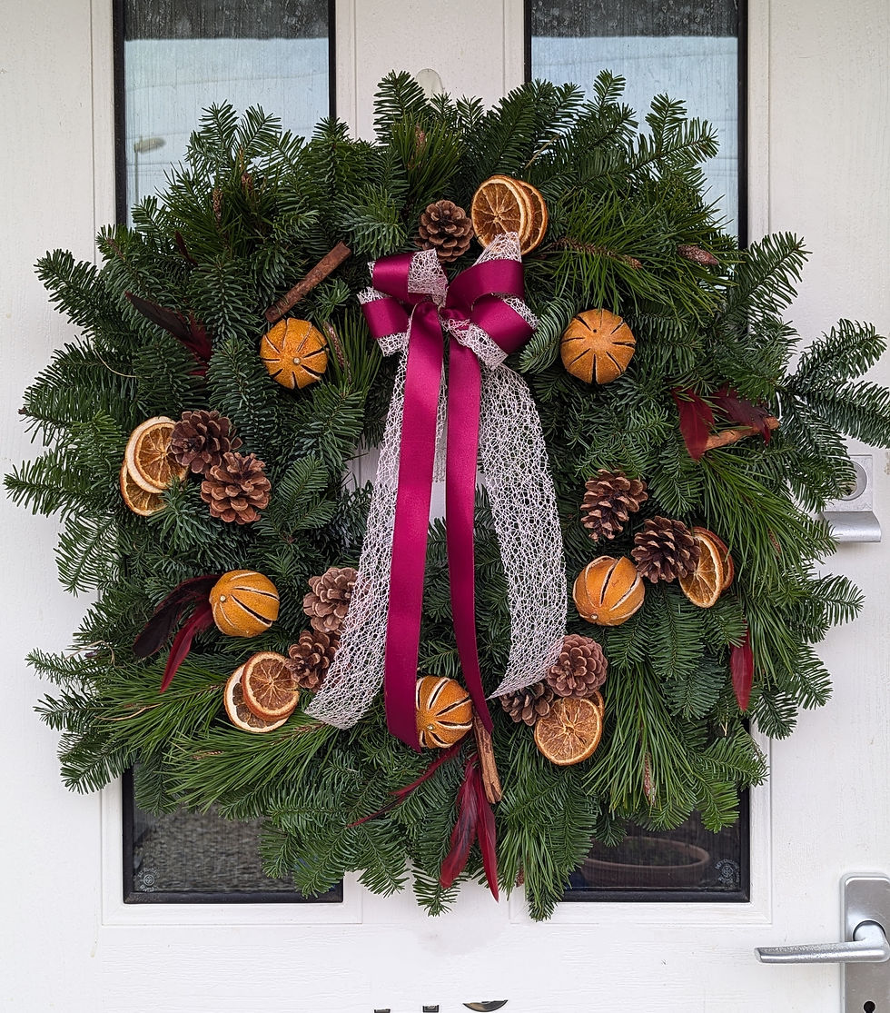 Fresh Festive door Wreath