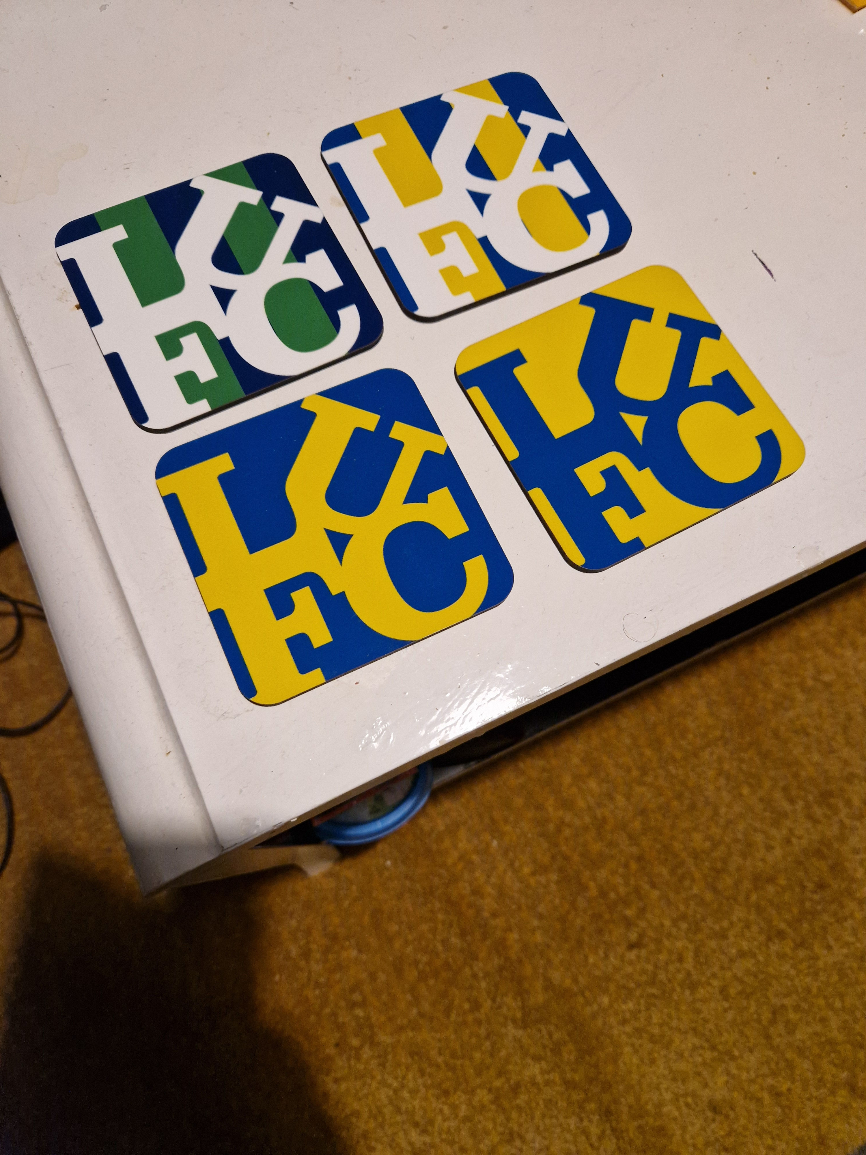 Set 4 LUFC  Coasters 
