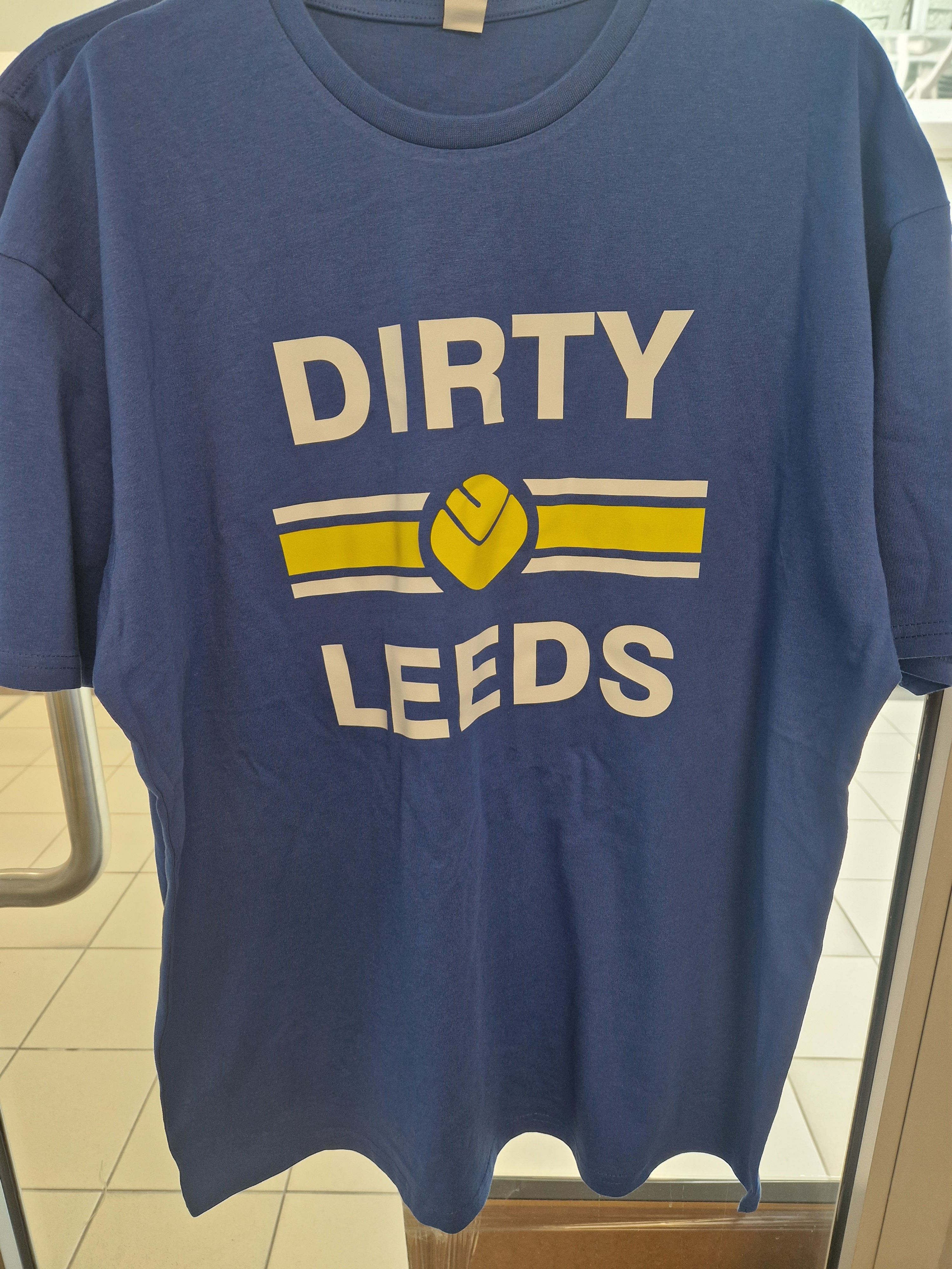 DIRTY LEEDS blue T shirt