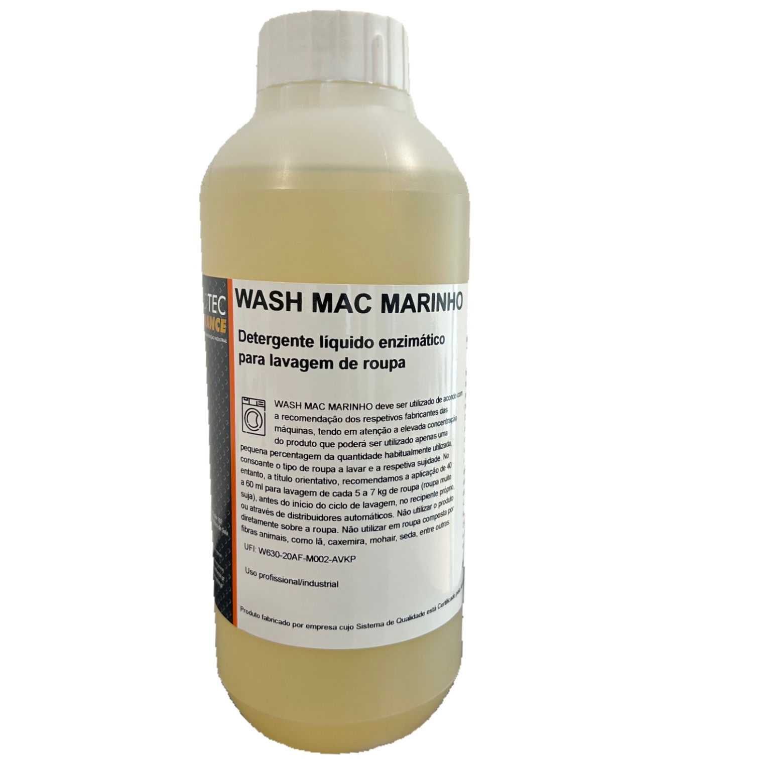 WASH MAC MARINHO Detergente enzimático para lavagem de roupa
