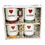 Thumbnail: Marcelle, 4 Pc Stackable 13oz Multi-Color Ceramic Coffee Mug Set