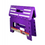 Thumbnail: House 2 Home 9" Plastic 1 Step Folding Step Stool, Purple with White Grip Stripe