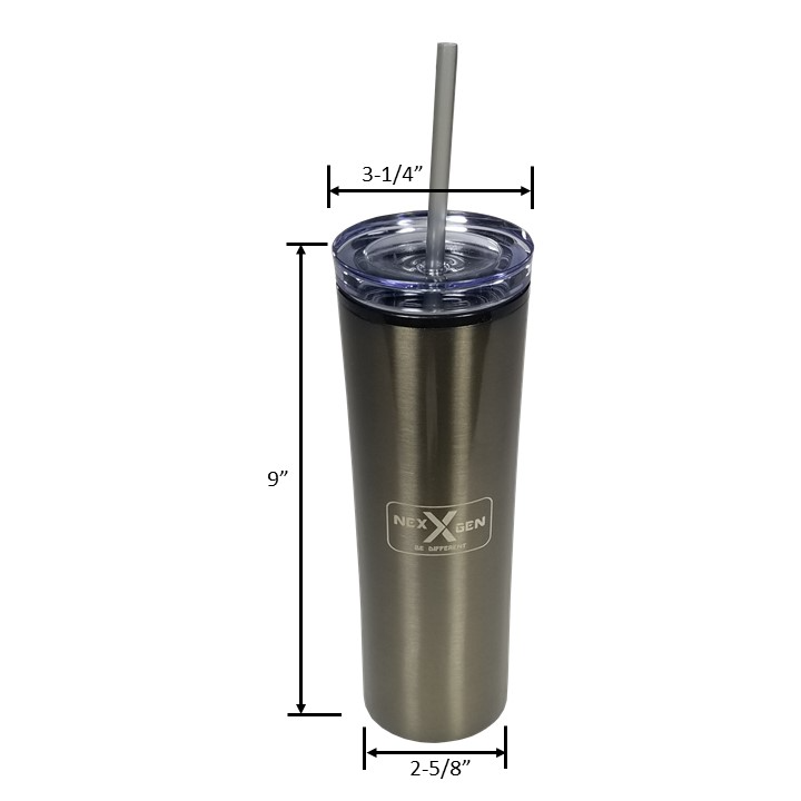 Thumbnail: NexGen 16oz Stainless Steel / Plastic Double Wall Travel Cup