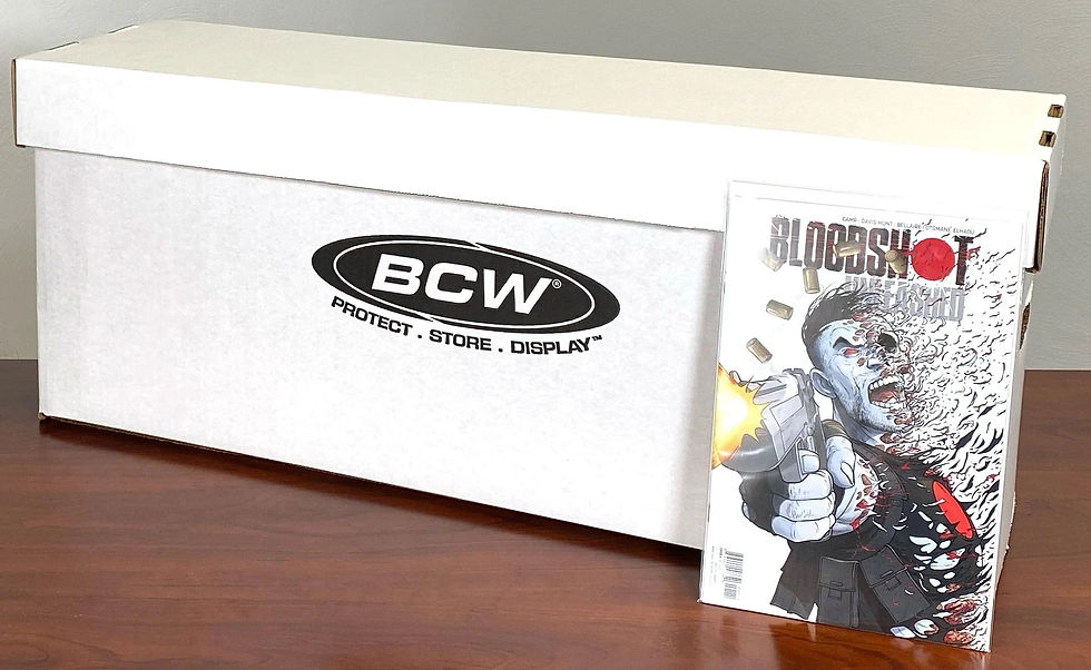 Long Comic Book Storage Box