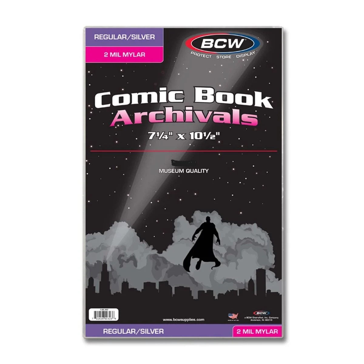 Combo Pack Regular Comic Backing Boards & Bags-Mylar 2mm