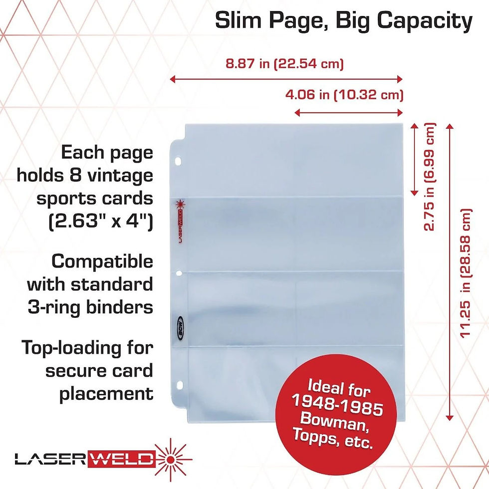 Thumbnail: 8 Pocket Card Page