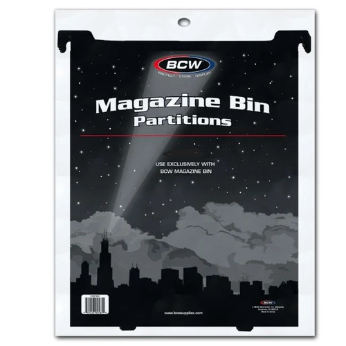 thumbnail image 2 of BCW Magazine Bin – Black, Stackable, Acid-Free Plastic Storage Box For Comics/Magazines 2 of 5