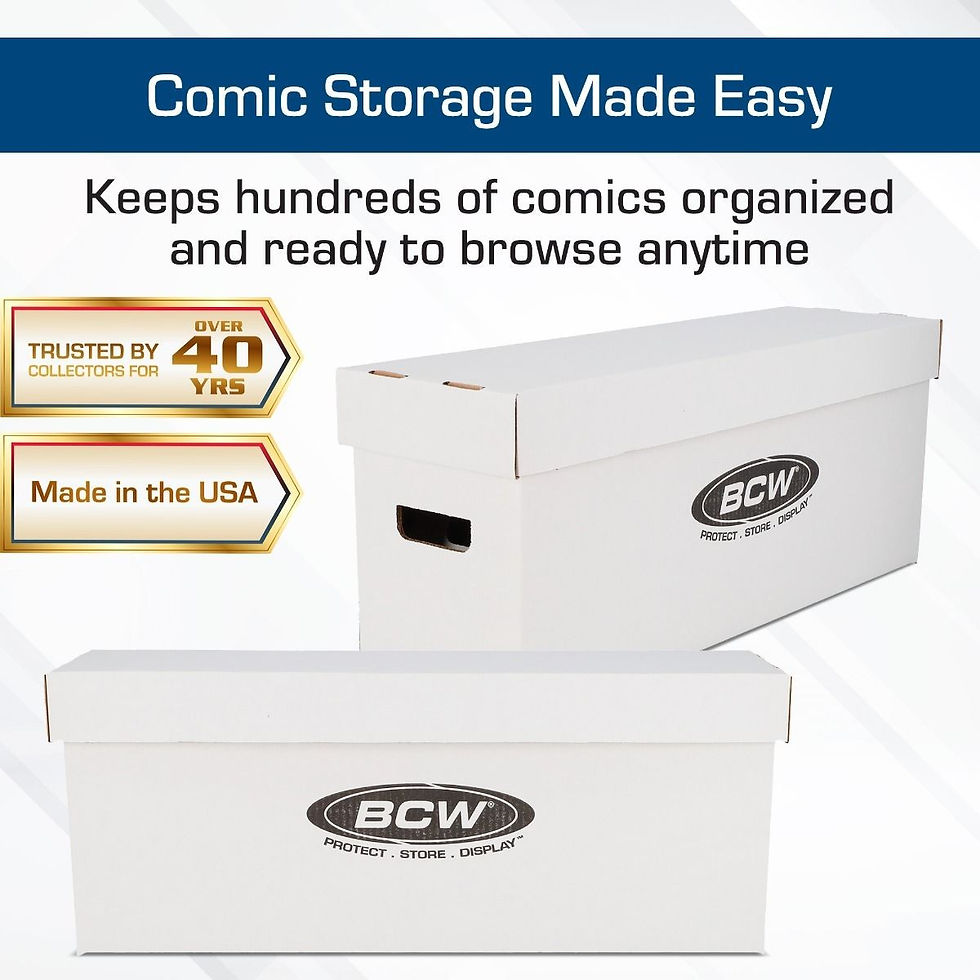 Thumbnail: Long Comic Book Storage Box