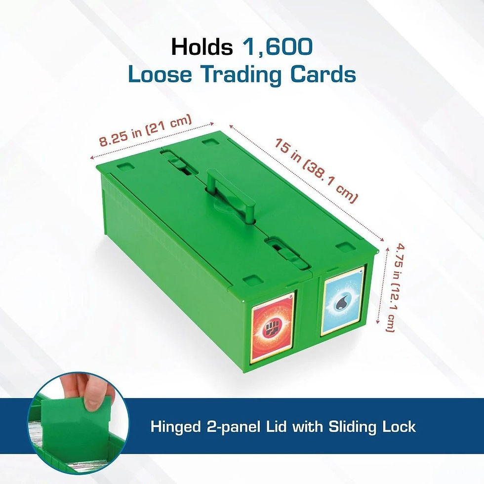 Thumbnail: Collectible Card Bin - 1600- Green