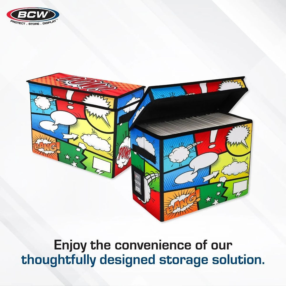 Thumbnail: Comic Book Foldaway Art Pow Storage Box