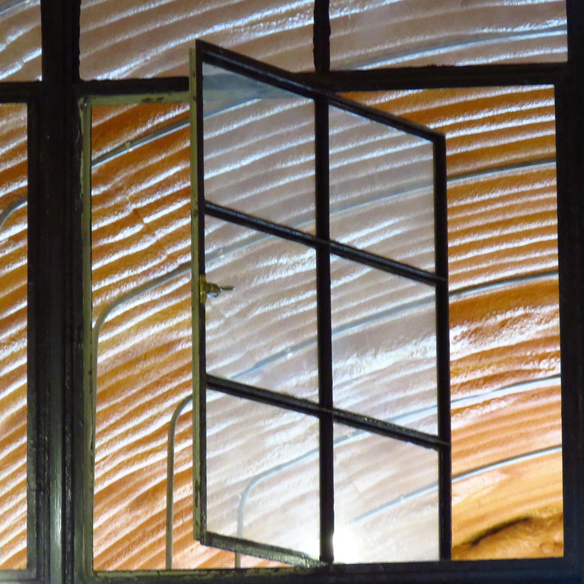 Industrial Style Architecture, pivot windows at The Old Mushroom Farm, KZN, Midlands