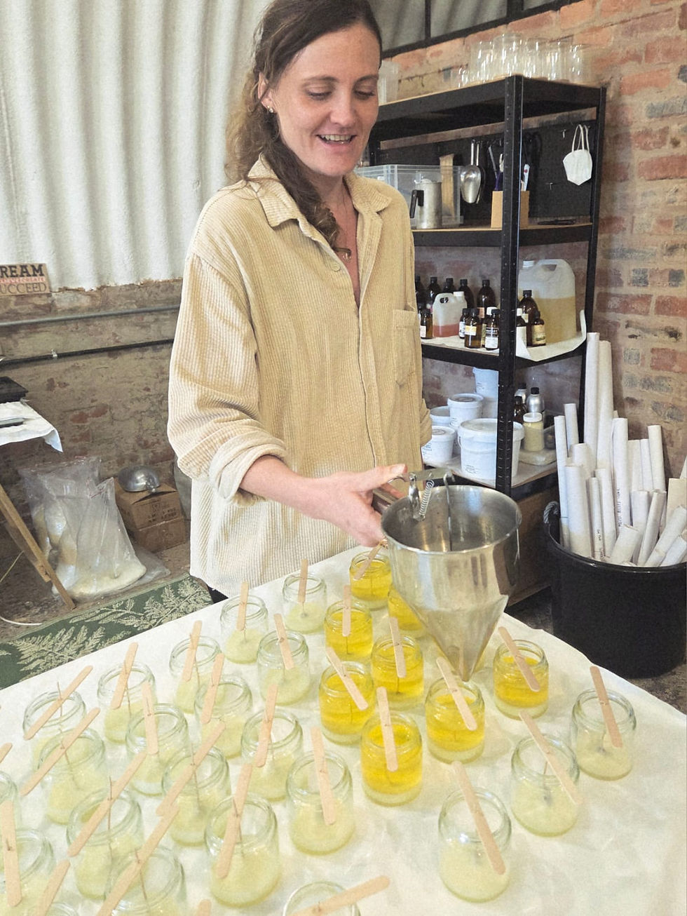 Handmade Candles The Old Musroom Farm